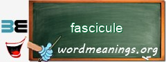 WordMeaning blackboard for fascicule